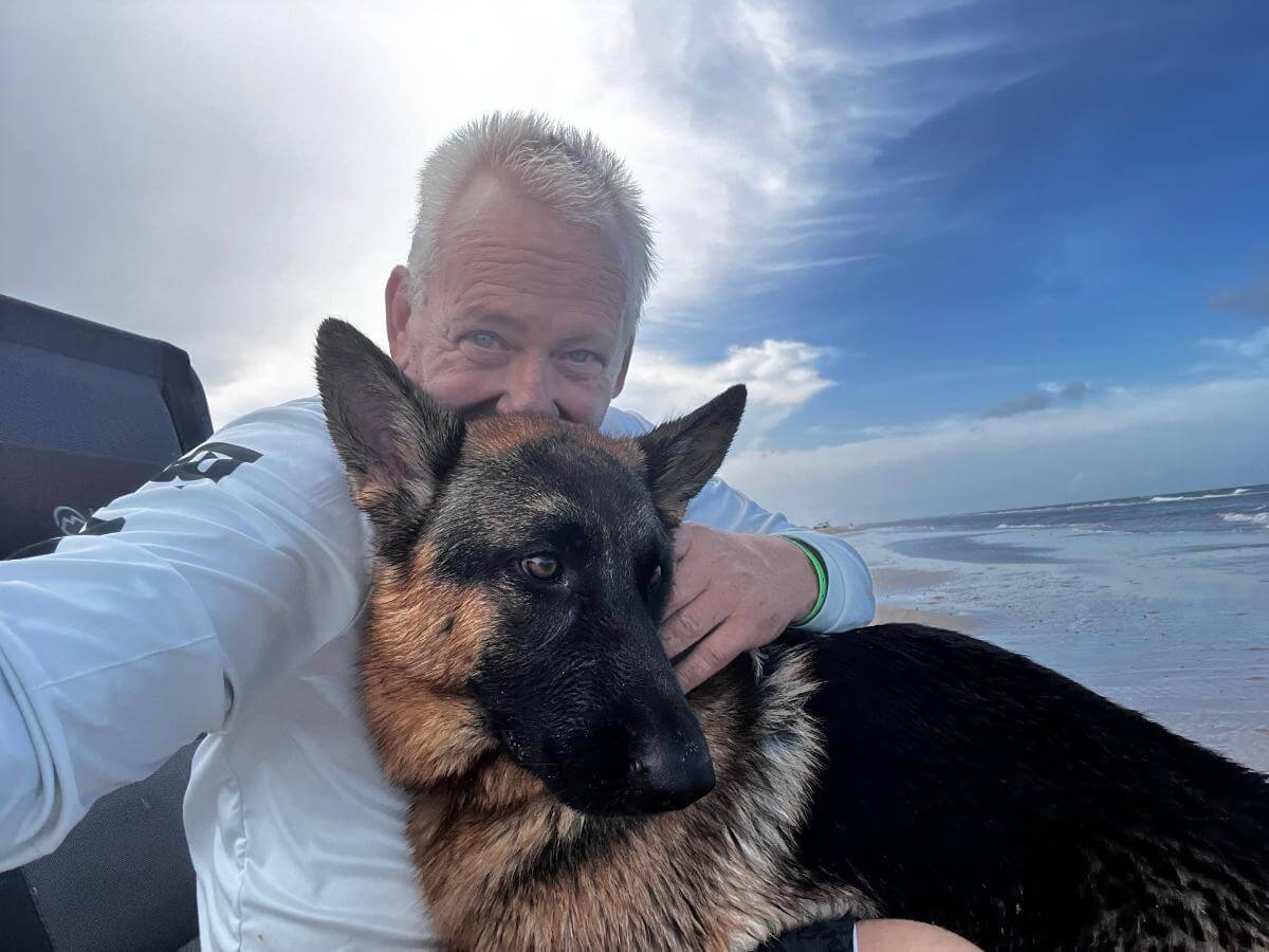 Kevin and Kai enjoying South Padre Island