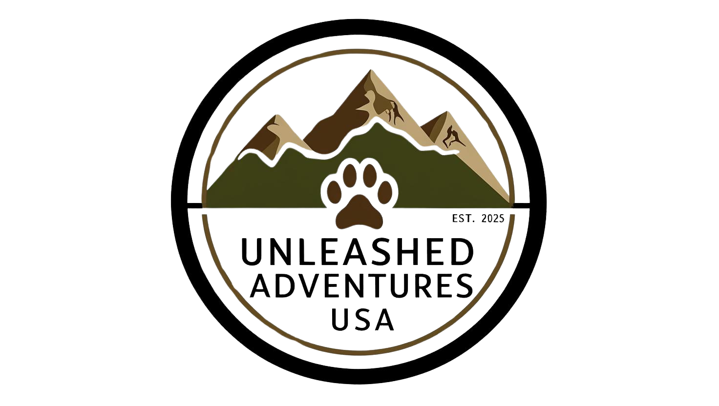 Unleashed Adventures USA Logo